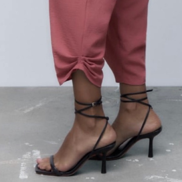 ZARA BELTED WRAP JUMPSUIT - Picture 8 of 13